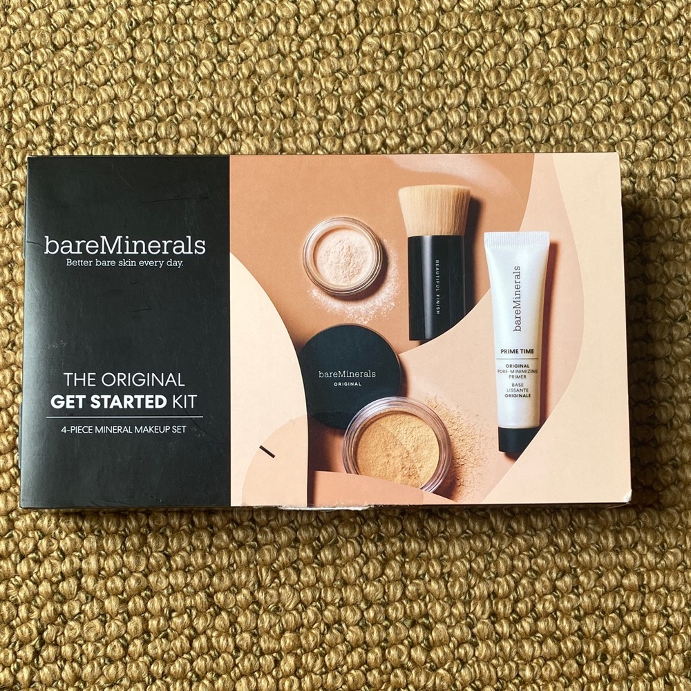 bareMinerals Get Started Kit - Mineral Makeup Set neutral tan NWT